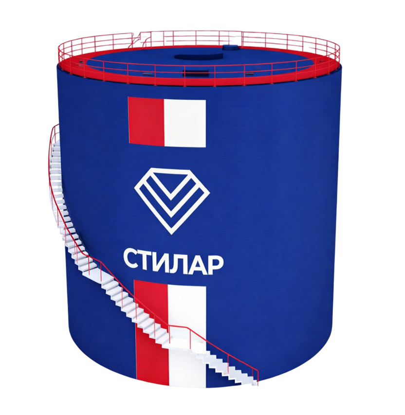 Цельносварной резервуар РВС для нефтепродуктов 100 м³ от завода-производителя